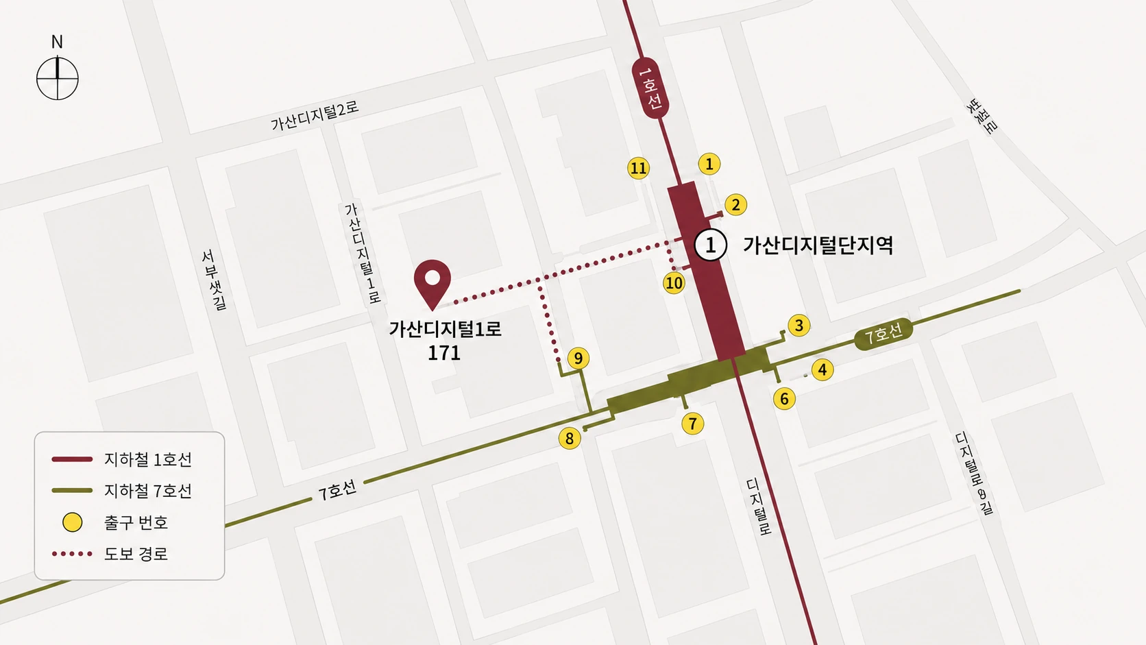 정원세무회계 가산점 약도